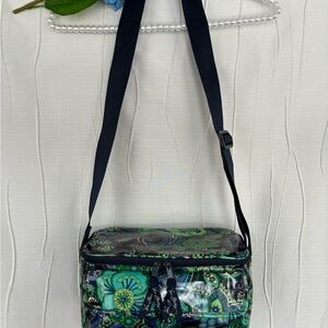 Vera Bradley Floral Cooler Bag in Green and Blue